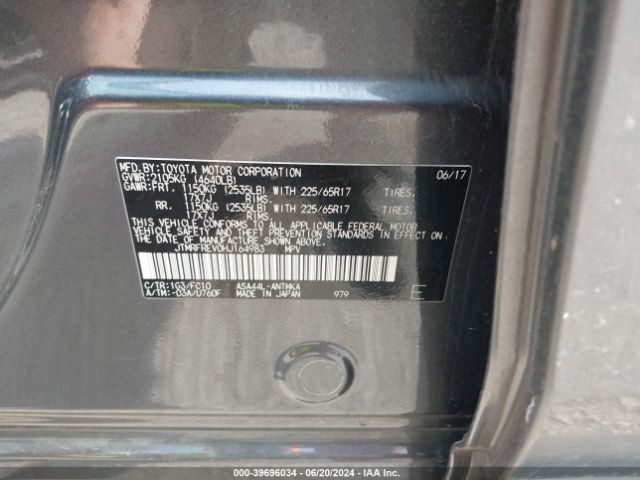 JTMRFREV0HJ164983 Toyota Rav4 Xle