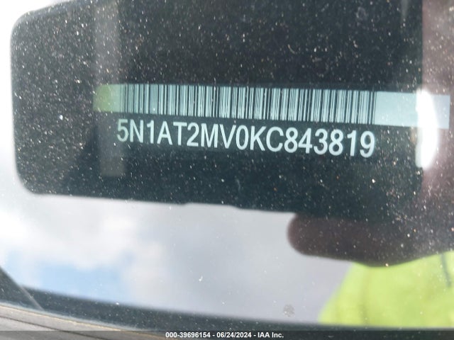 Nissan ROGUE SV 2019 5N1AT2MV0KC843819 Image 9