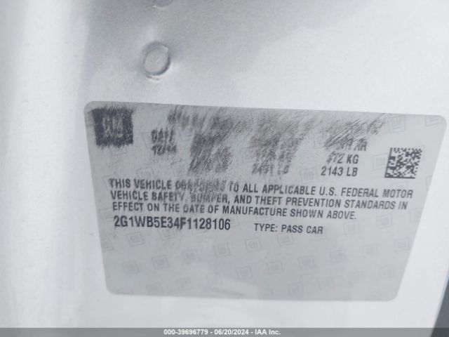 2G1WB5E34F1128106 Chevrolet Impala Limited Lt