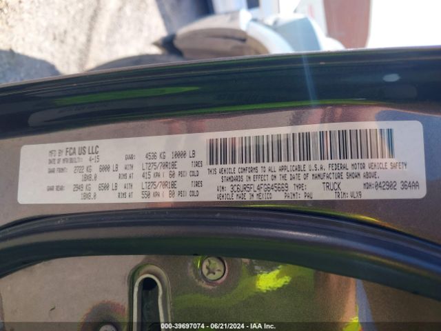 3C6UR5FL4FG645669 RAM 2500 Laramie