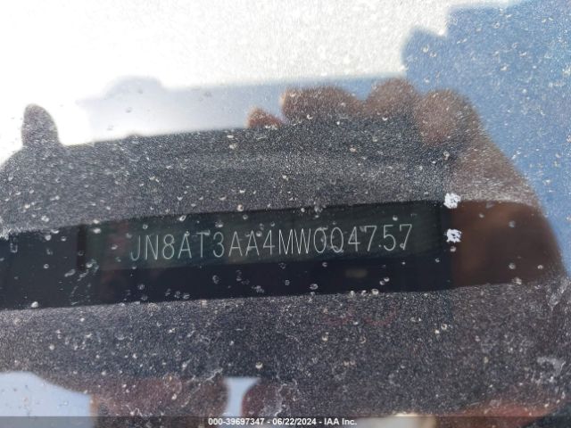JN8AT3AA4MW004757 Nissan Rogue S Fwd