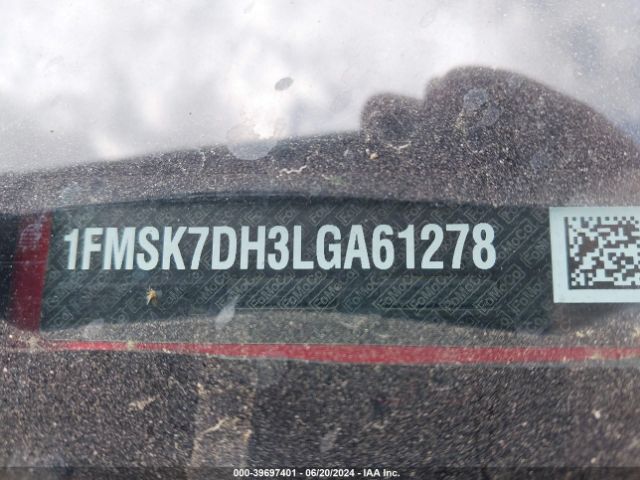 Ford EXPLORER XLT 2020 1FMSK7DH3LGA61278 Image 9