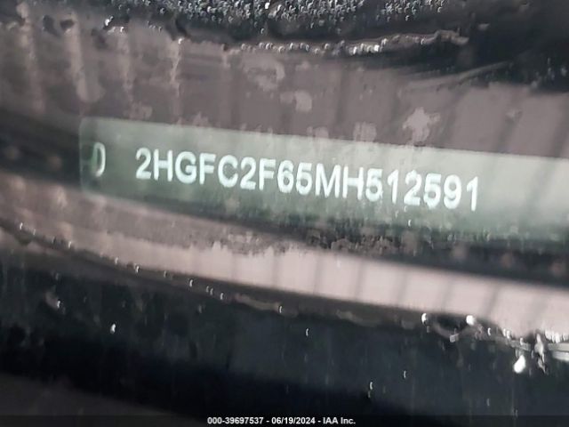 2HGFC2F65MH512591 Honda Civic Lx
