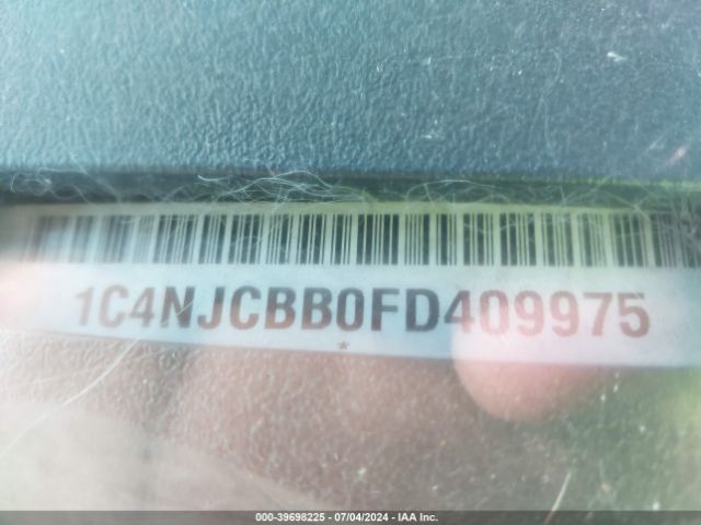 1C4NJCBB0FD409975 Jeep Compass Sport