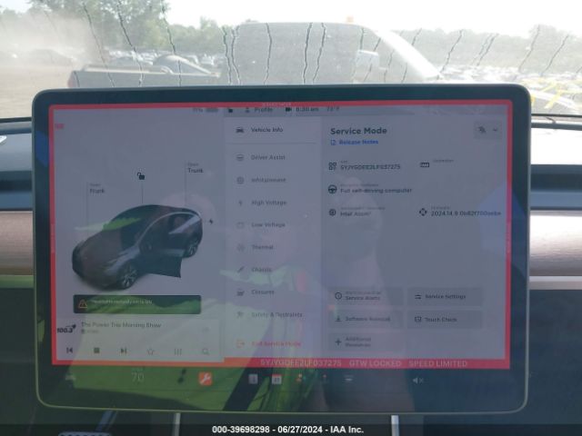 5YJYGDEE2LF037275 Tesla Model Y Long Range Dual Motor All-wheel Drive