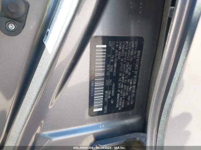 JN1BJ1BV9MW569620 Nissan Rogue Sport Sv Fwd Xtronic Cvt