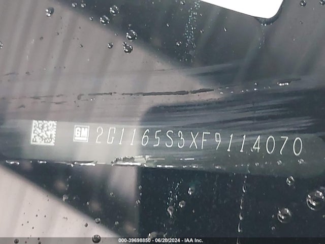 Chevrolet IMPALA 2LZ 2015 2G1165S3XF9114070 Image 9