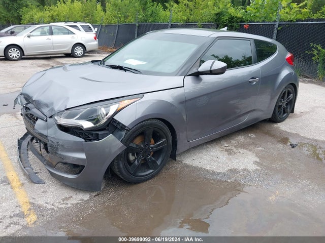 Hyundai Veloster Base W/black 2014 KMHTC6ADXEU208309 Image 2