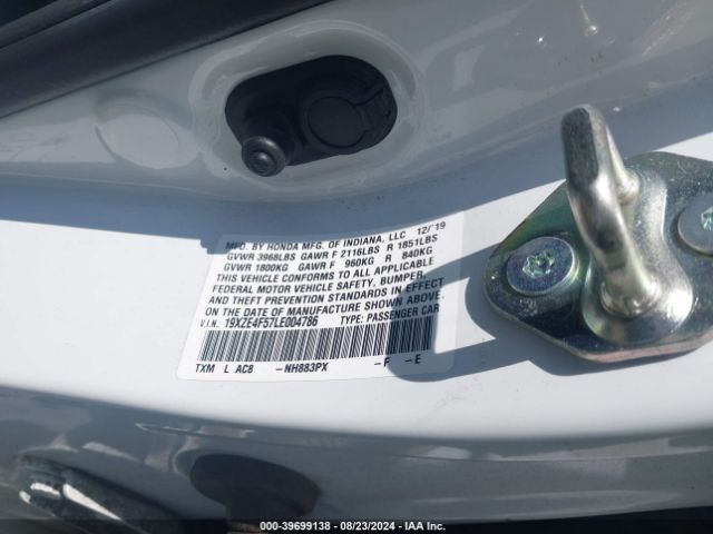 19XZE4F57LE004786 Honda INSIGHT EX