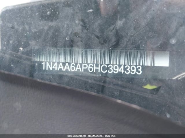 1N4AA6AP6HC394393 Nissan Maxima 3.5 S
