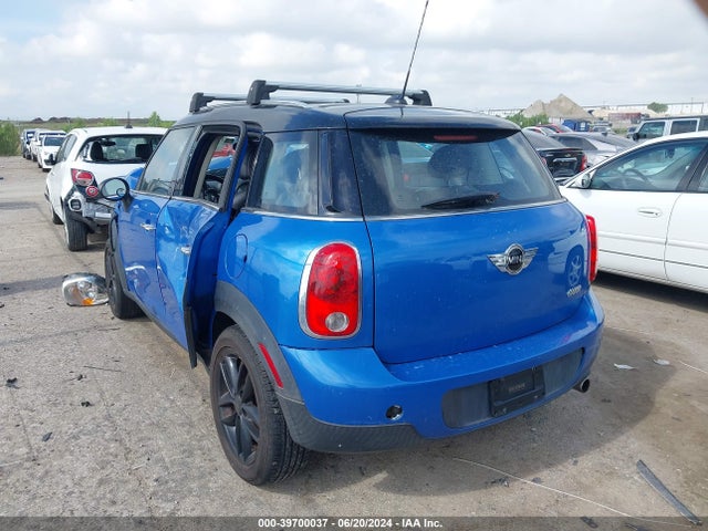2011 MINI COOPER COUNTRYMAN WMWZB3C53BWM01453 Photo 2