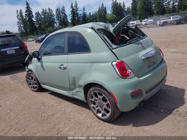 2013 FIAT 500 3C3CFFBR0DT651913 Photo 2