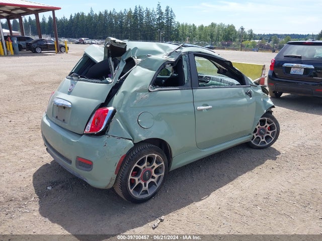 2013 FIAT 500 3C3CFFBR0DT651913 Photo 3