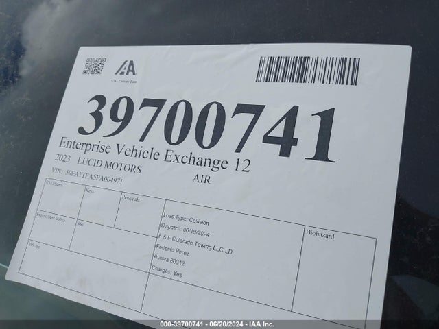 Lucid Air Touring 2023 50EA1TEA5PA004971 Image 14