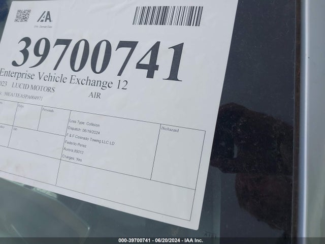 Lucid Air Touring 2023 50EA1TEA5PA004971 Image 16