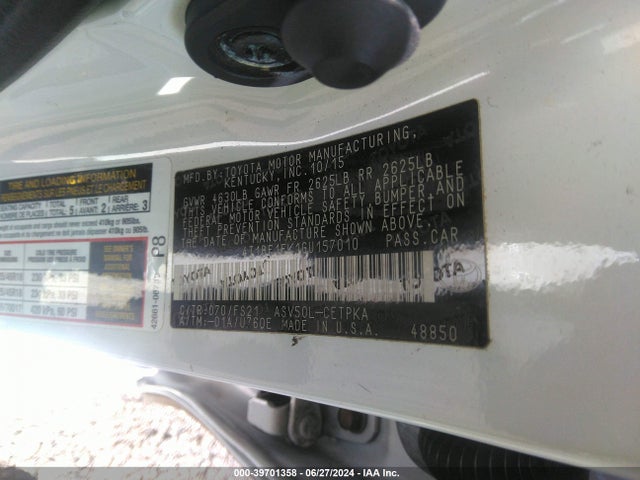 Toyota CAMRY SE 2016 4T1BF1FK1GU157010 Image 9