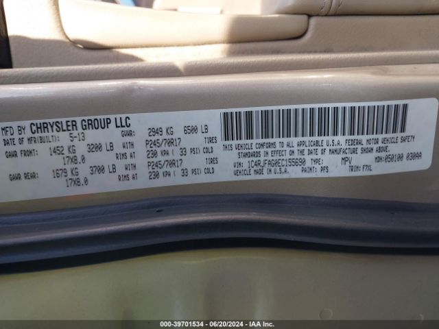 1C4RJFAG0EC155690 Jeep Grand Cherokee Laredo