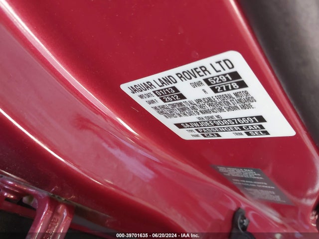 2013 JAGUAR XF SAJWJ0EF9D8S76691 Photo 8