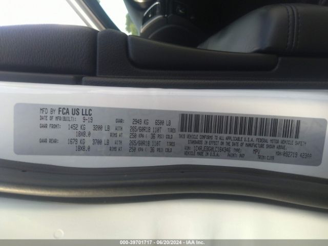 1C4RJEBG0LC164346 Jeep Grand Cherokee Limited 4x2