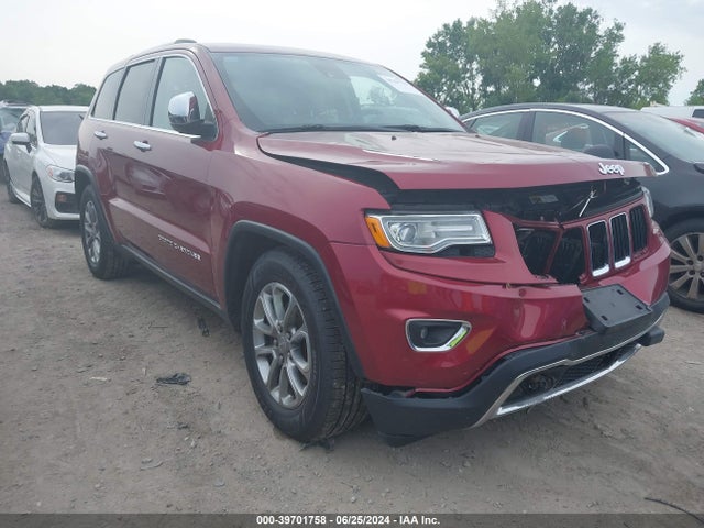 Продажа на аукционе авто 2014 Jeep Grand Cherokee Limited, vin: 1C4RJFBG0EC589249, номер лота: 39701758