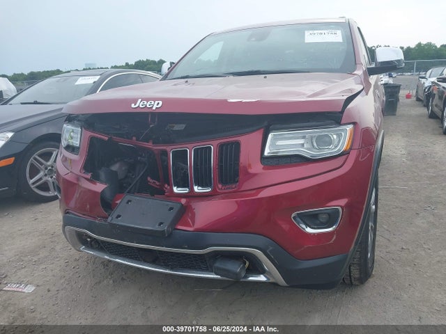 Продажа на аукционе авто 2014 Jeep Grand Cherokee Limited, vin: 1C4RJFBG0EC589249, номер лота: 39701758