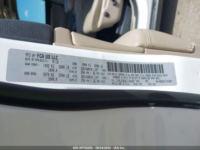 1C4RJFBG8LC144237 Jeep Grand Cherokee Limited 4x4