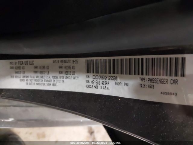 1C3CCCAB7GN126590 Chrysler 200 Limited