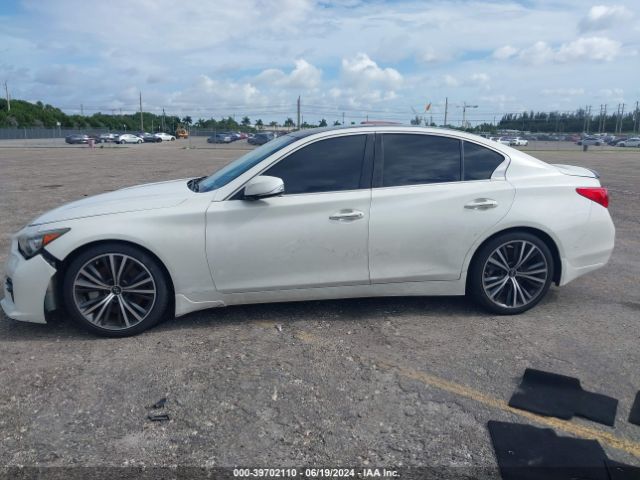 JN1FV7APXGM421309 Infiniti Q50 3.0t Red Sport 400