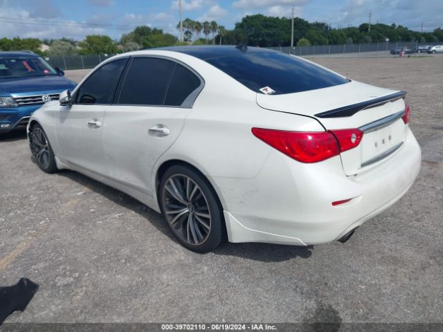 JN1FV7APXGM421309 Infiniti Q50 3.0t Red Sport 400