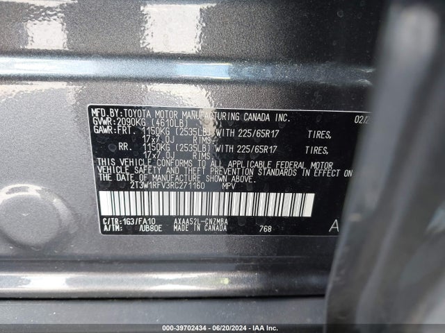 Toyota Rav4 Xle 2024 2T3W1RFV3RC271160 Image 9