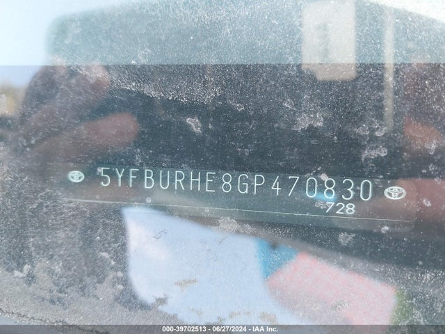 Toyota Corolla S Plus 2016 5YFBURHE8GP470830 Image 9