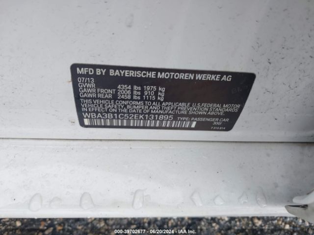 WBA3B1C52EK131895 BMW 320i
