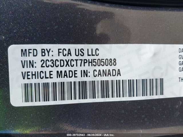 Dodge CHARGER R/T 2023 2C3CDXCT7PH505088 Image 9