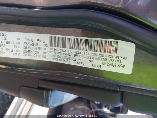 1C4PJLDS3GW324253 Jeep Cherokee Limited