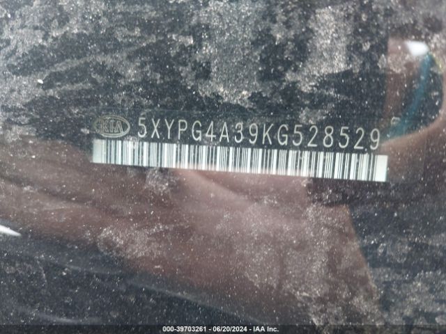 5XYPG4A39KG528529 KIA Sorento 2.4l L