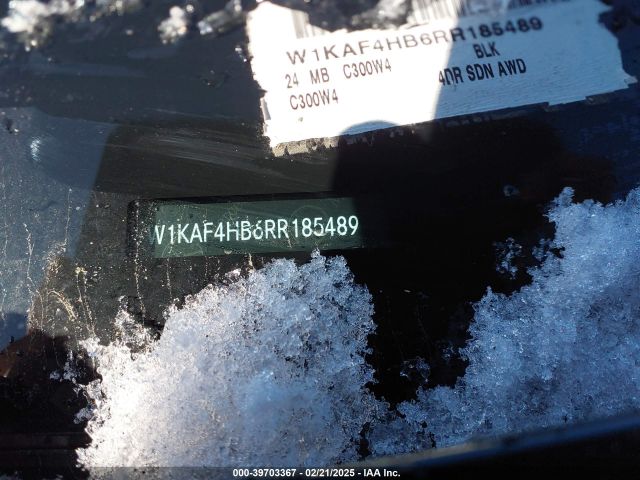 W1KAF4HB6RR185489 Mercedes-Benz C 300