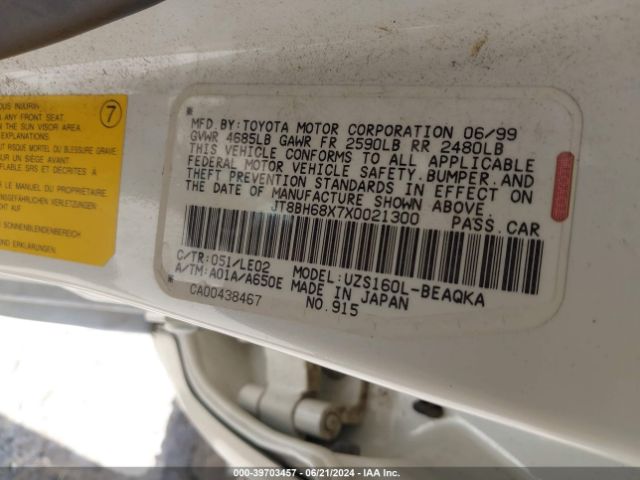 1999 LEXUS GS 400 JT8BH68X7X0021300 Photo 8
