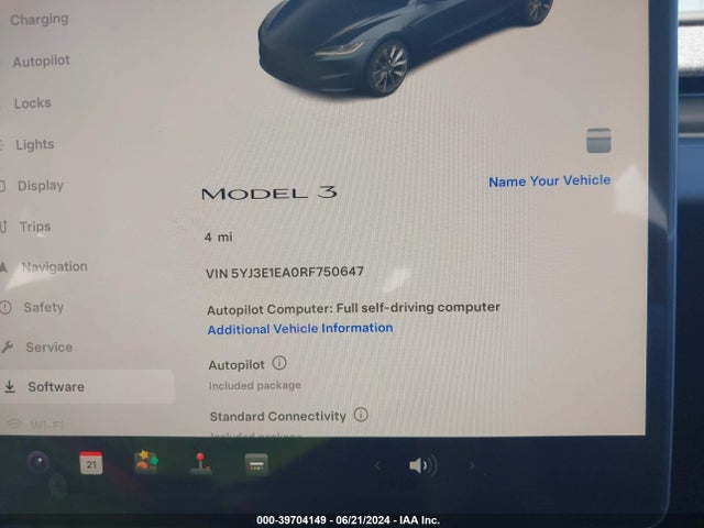 2024 TESLA MODEL 3 5YJ3E1EA0RF750647 Photo 6