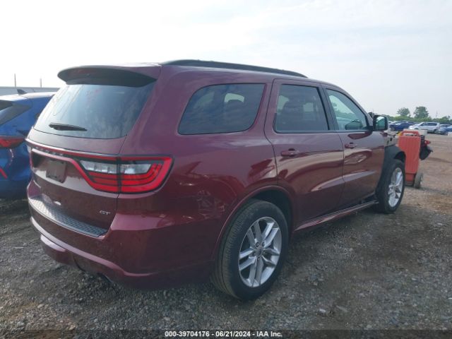 1C4RDHDG8PC624901 Dodge Durango Gt Plus Rwd
