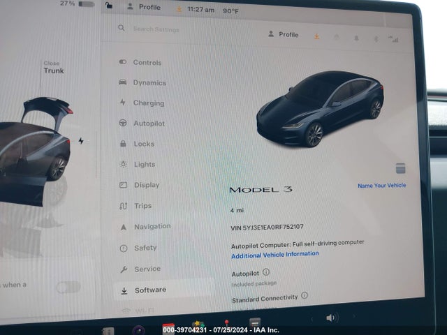 2024 TESLA MODEL 3 5YJ3E1EA0RF752107 Photo 6