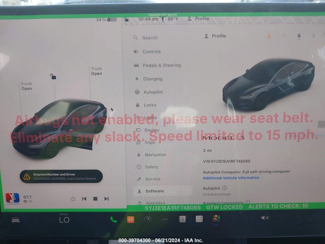 2024 TESLA MODEL 3 5YJ3E1EA1RF748065 Photo 6