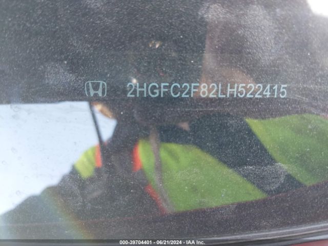2HGFC2F82LH522415 Honda Civic Sport