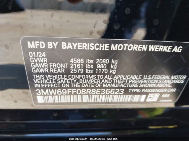 3MW69FF08R8E36623 BMW 3 Series 330i