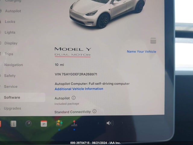 2024 TESLA MODEL Y 7SAYGDEF2RA268971 Photo 6