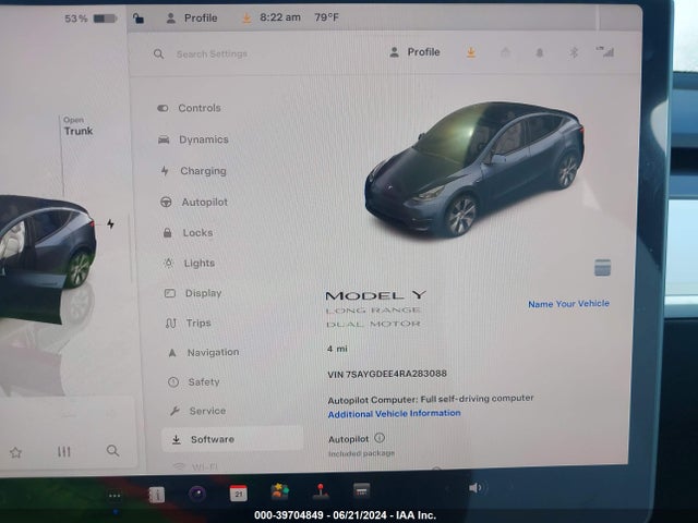 2024 TESLA MODEL Y 7SAYGDEE4RA283088 Photo 6