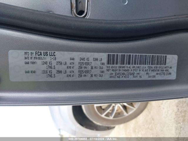 3C4PDCAB4JT276092 Dodge JOURNEY SE
