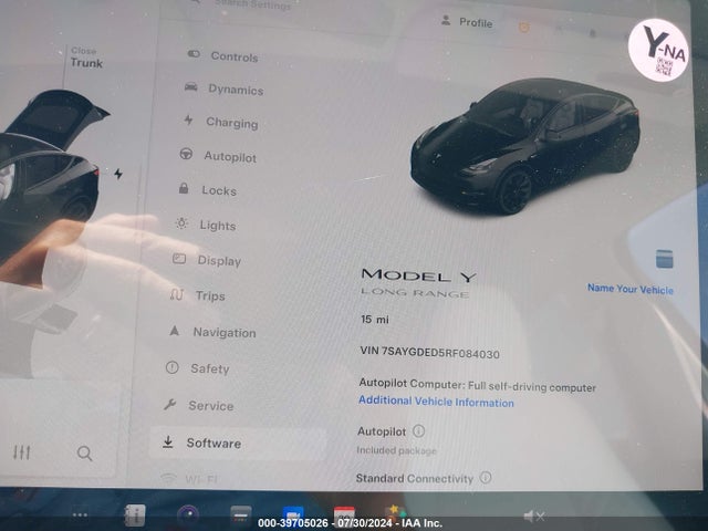 2024 TESLA MODEL Y 7SAYGDED5RF084030 Photo 6
