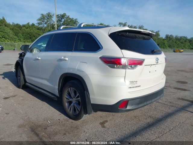 5TDKKRFH8FS051126 Toyota Highlander Xle V6