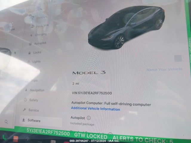 2024 TESLA MODEL 3 5YJ3E1EA2RF752500 Photo 6