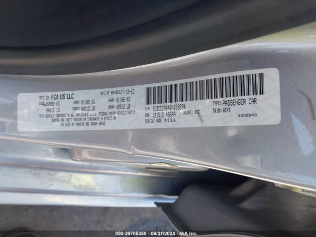 1C3CCCAB4GN159224 Chrysler 200 Limited